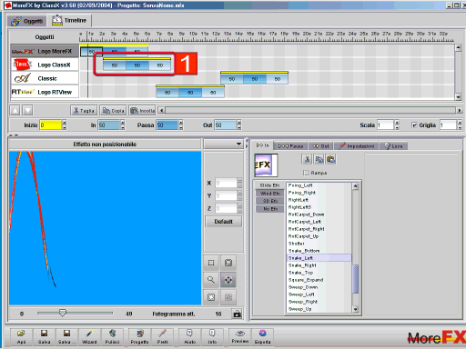 MoreFX 3.0 Ambiente Timeline